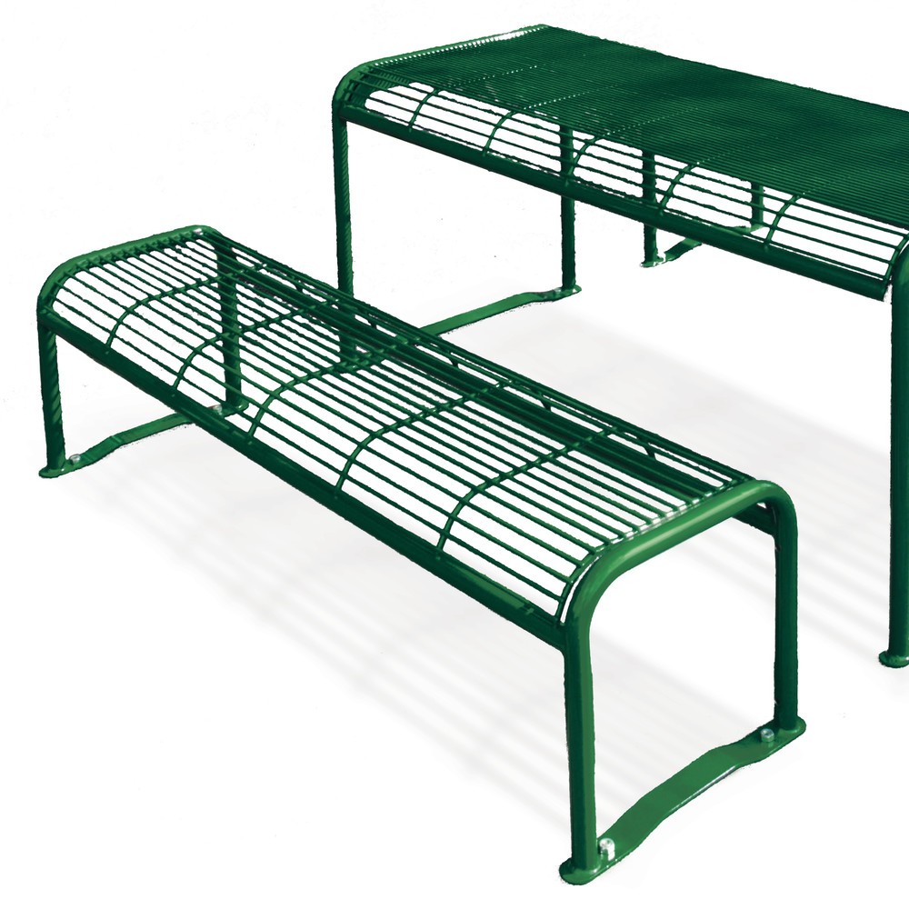 N° de l'image du produit 2 : Banc en treillis métallique Madrid, vert sapin