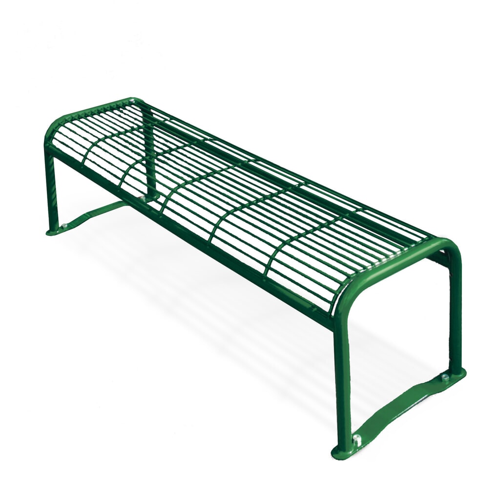 Illustration du produit: Banc en treillis métallique Madrid, vert sapin