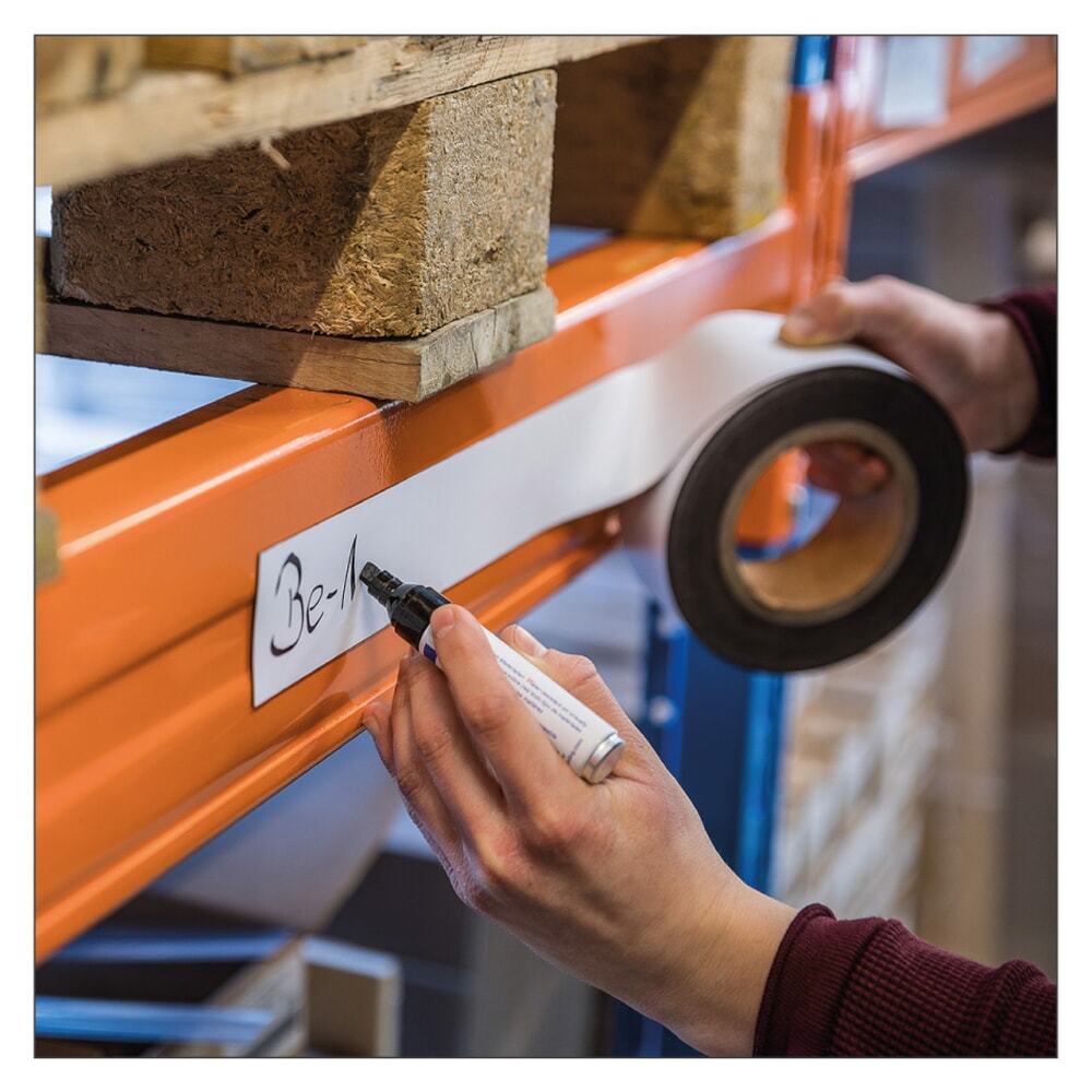 N° de l'image du produit 6 : Bande de marquage magnétique, rouleau, hauteur 30 mm, rouge