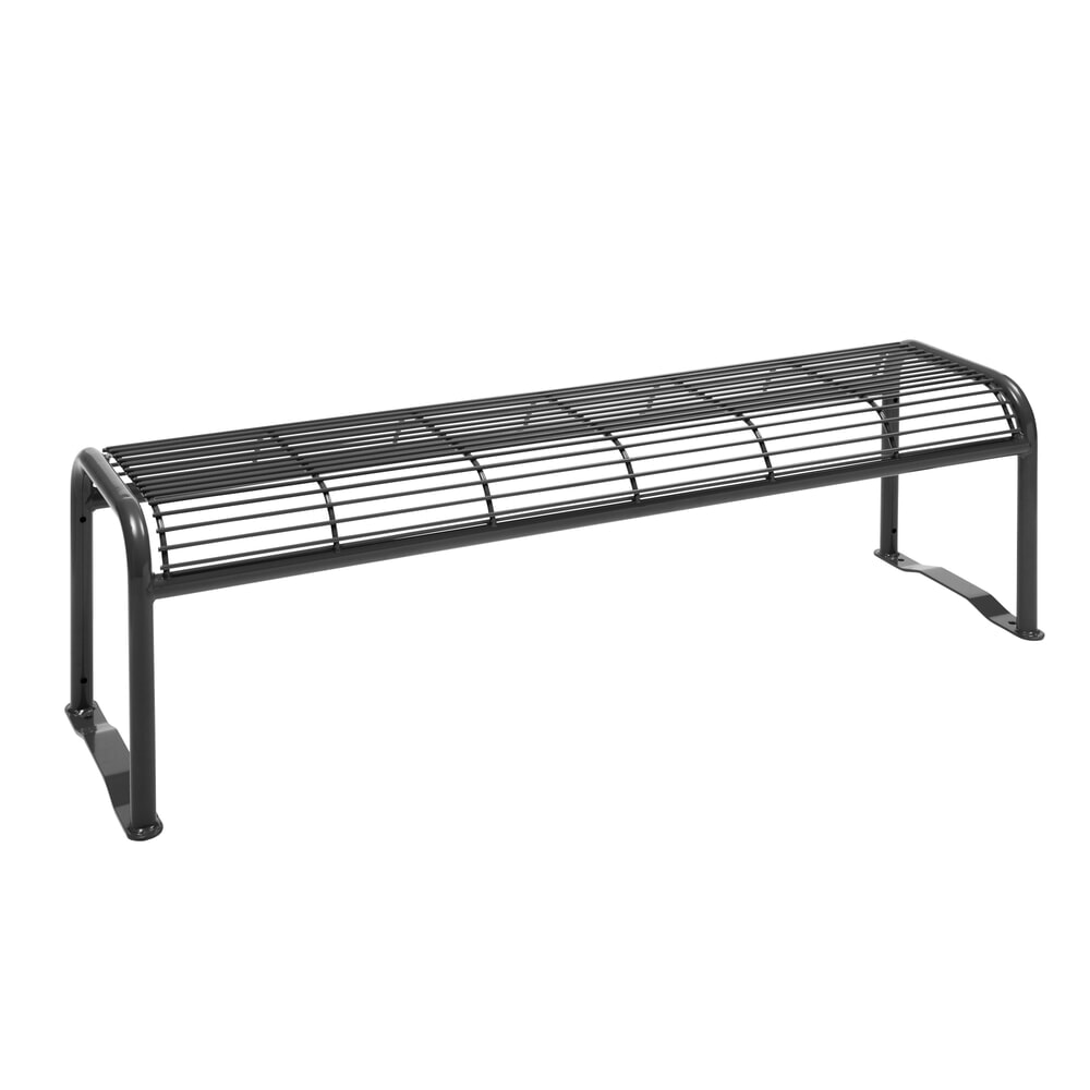 N° de l'image du produit 4 : Banquette en treillis métallique Apollo, sans dossier, rouge rubis