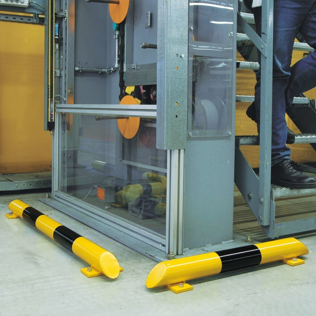 Barre de protection, utilisation en intérieur, longueur 800 mm N° de l'image du produit 5 : Barre de protection, utilisation en intérieur, longueur 800 mm