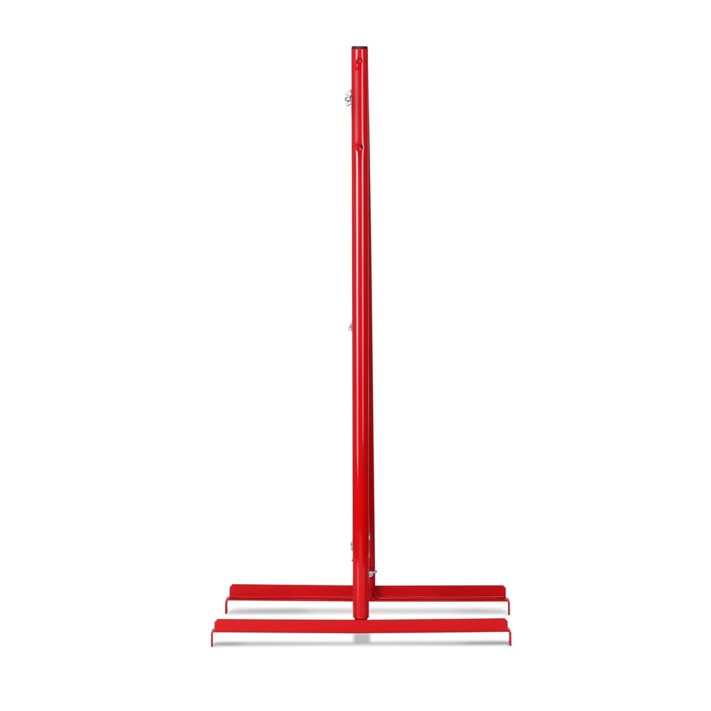 Barrière extensible dancop, pied des deux côtés, largeur 3 600 mm, rouge/blanc N° de l'image du produit 3 : Barrière extensible dancop, pied des deux côtés, largeur 3 600 mm, rouge/blanc