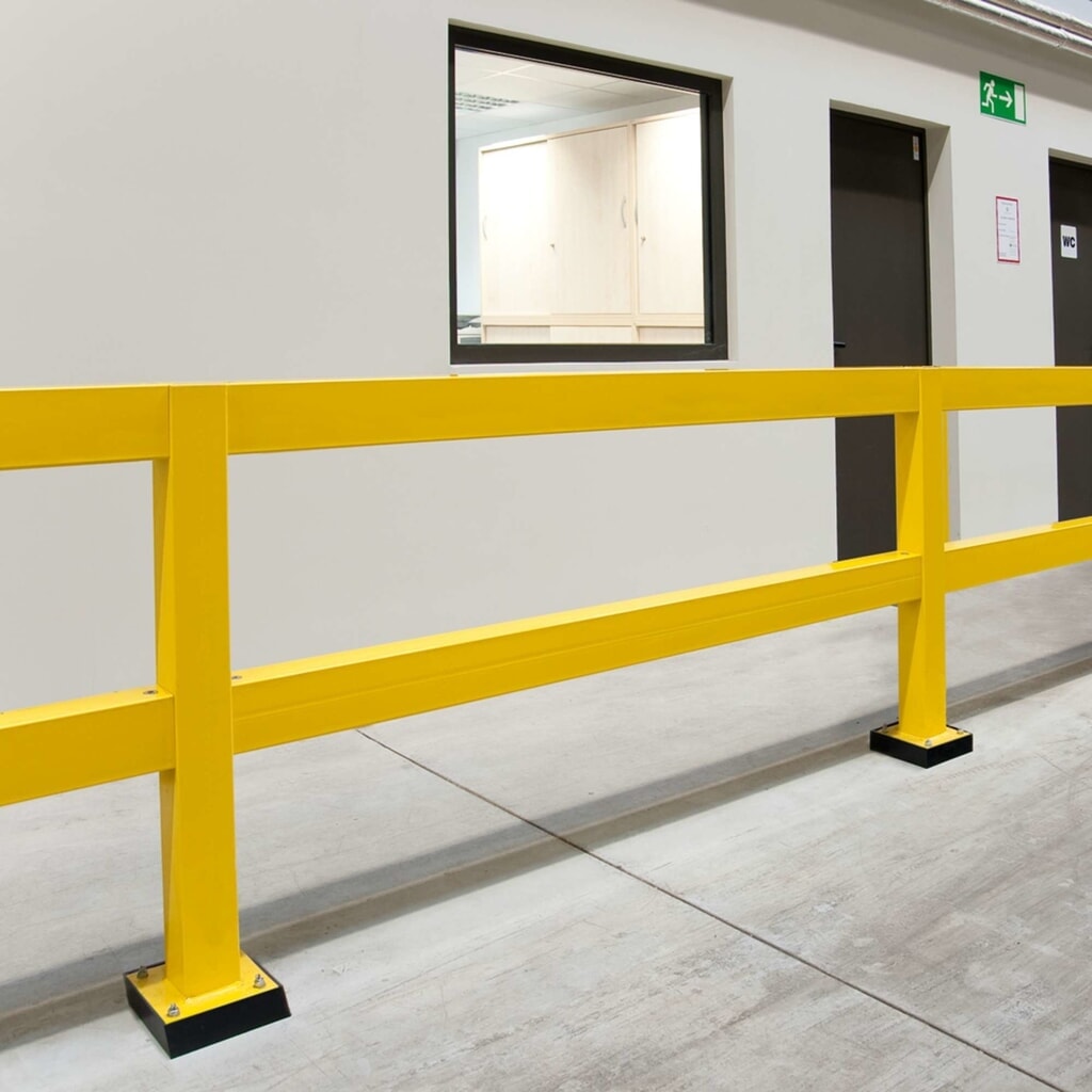Barrière de rambarde de protection , utilisation en intérieur, largeur 2 000 mm N° de l'image du produit 7 : Barrière de rambarde de protection , utilisation en intérieur, largeur 2 000 mm