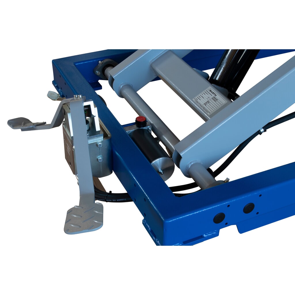 N° de l'image du produit 2 : BARTH Montage-Hubtischwagen H600 mit Multiplex-Arbeitsplatte, Tragkraft 600 kg, Plattform 2.000 x 1.015 x 30 mm