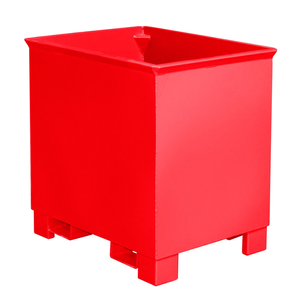 N° de l'image du produit 2 : Eurobox Bauer® pour trains de navette, peint, volumes 0,8 m³, RAL 7005 gris souris