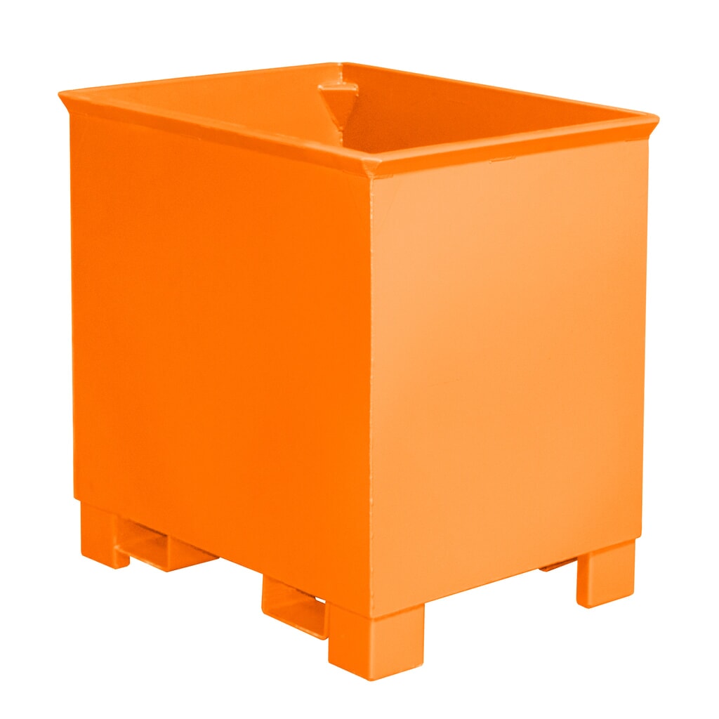 N° de l'image du produit 3 : Eurobox Bauer® pour trains de navette, peint, volumes 0,8 m³, RAL 7005 gris souris