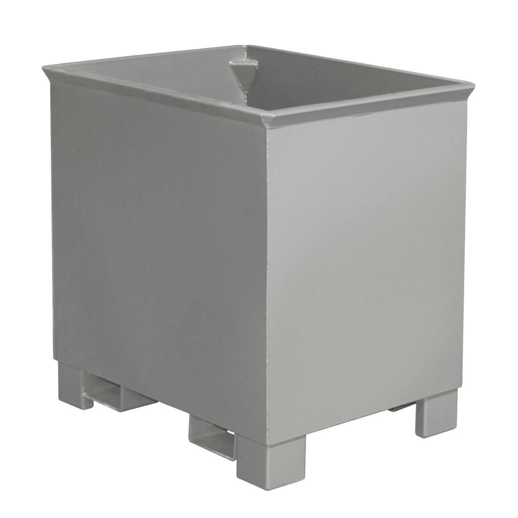N° de l'image du produit 5 : Eurobox Bauer® pour trains de navette, peint, volumes 0,8 m³, RAL 7005 gris souris