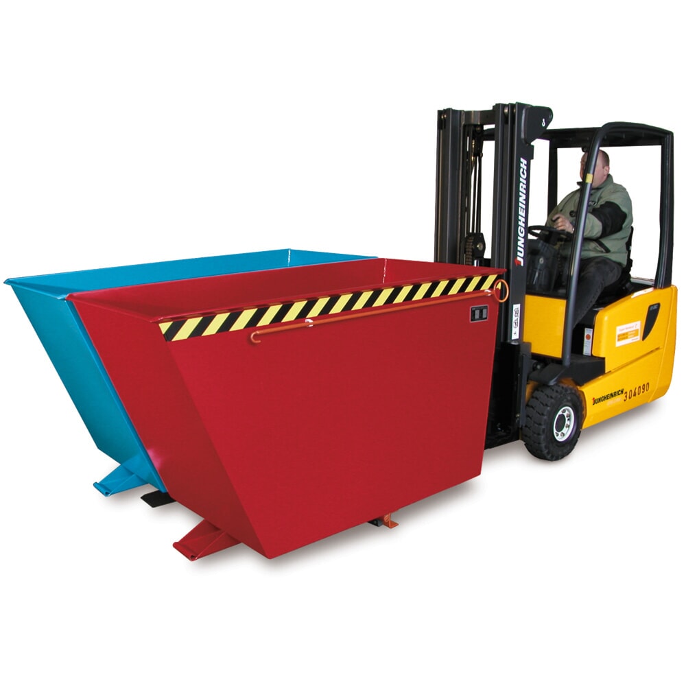 N° de l'image du produit 1 : Bauer® Benne basculante Duo, 2 cuves, capacité de charge 1 500 kg, volume 2 x 0,9 m³