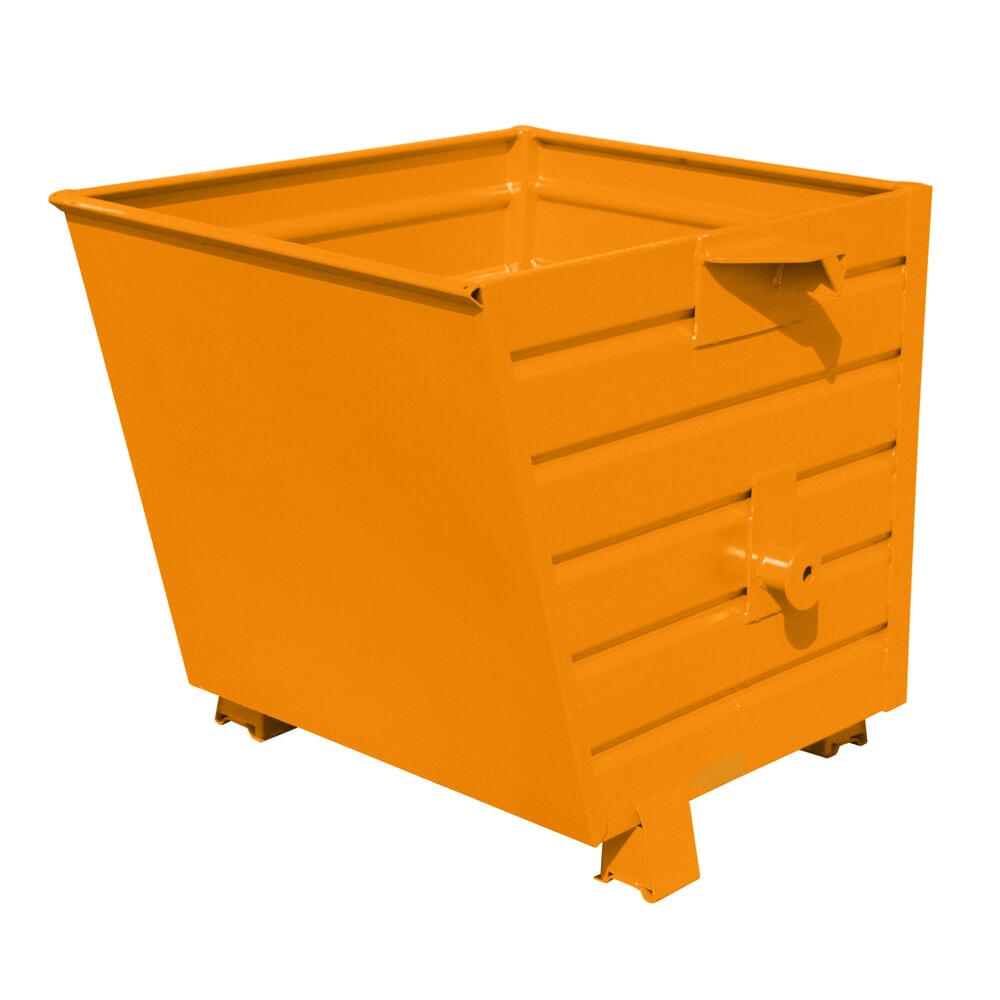 Illustration du produit: Bauer® Benne basculante empilable, peint, volume 0,55 m³, RAL 2000 orangé jaune