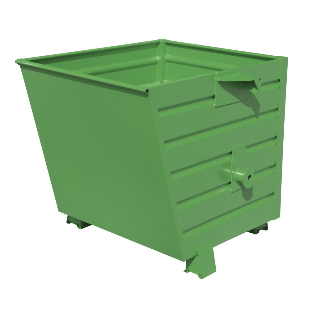 Illustration du produit: Bauer® Benne basculante empilable, peint, volume 0,55 m³, RAL 6011 vert réséda