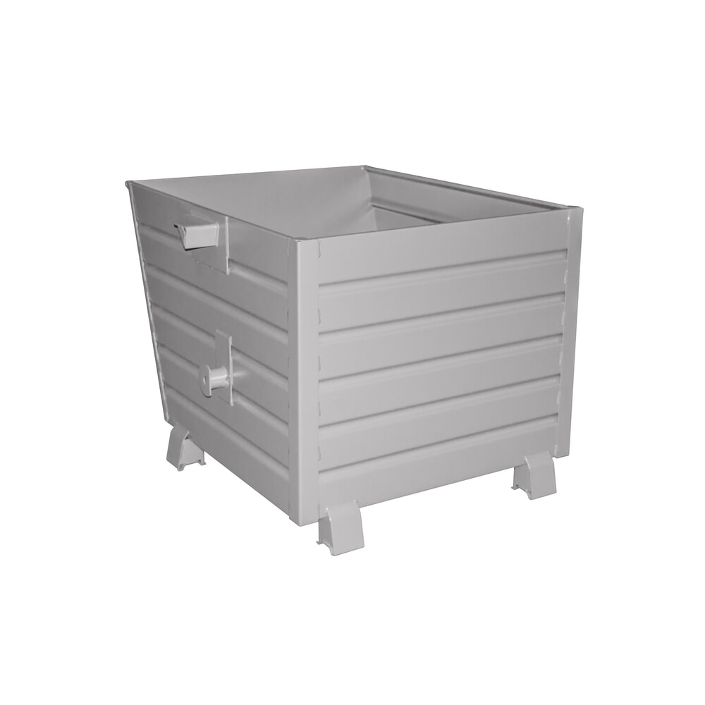 Illustration du produit: Bauer® Benne basculante empilable, peint, volume 0,9 m³, RAL 7005 gris souris