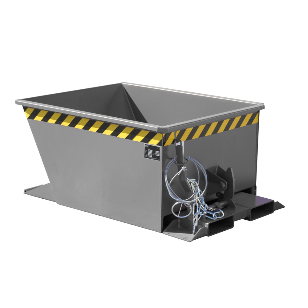 N° de l'image du produit 5 : Bauer® Bennes basculantes pour trains de remorques, peintes, volume 0,3 m³, RAL 5012 bleu clair