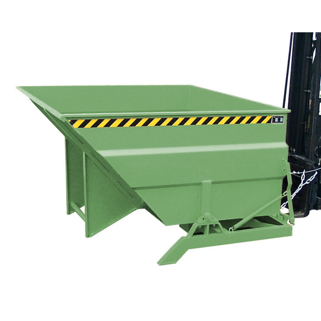 N° de l'image du produit 4 : Bauer® Benne basculante à structure grande contenance, peinte, volume 3 m³, RAL 2000 orangé jaune