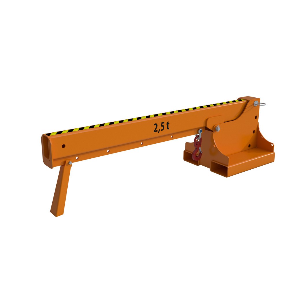 Illustration du produit: Bauer® bras de levage type KTH-K, portée jusqu’à 1 825 mm, capacité de charge jusqu’à 2 500 kg, RAL 2000 jaune orangé