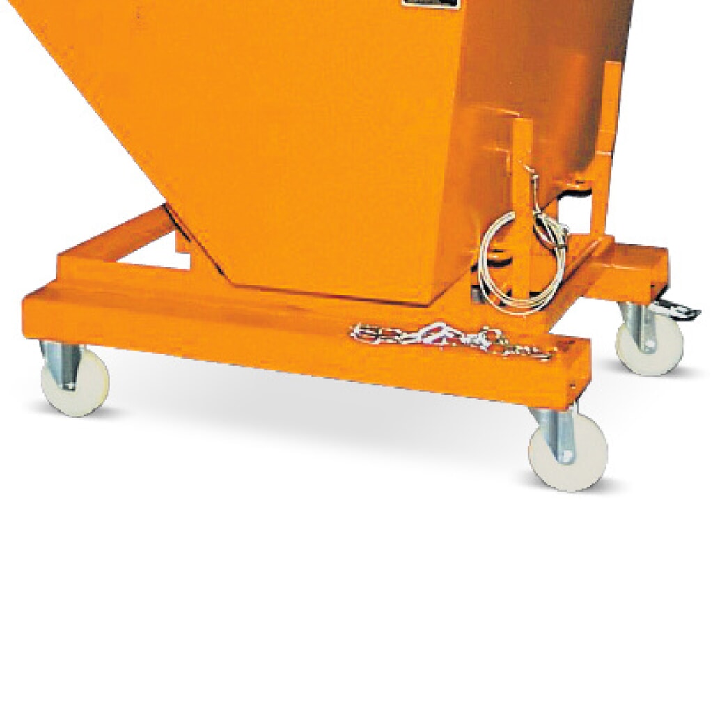 Bauer® Jeu de roues pour benne basculante avec mécanisme d'aide au basculement N° de l'image du produit 2 : Bauer® Jeu de roues pour benne basculante avec mécanisme d'aide au basculement