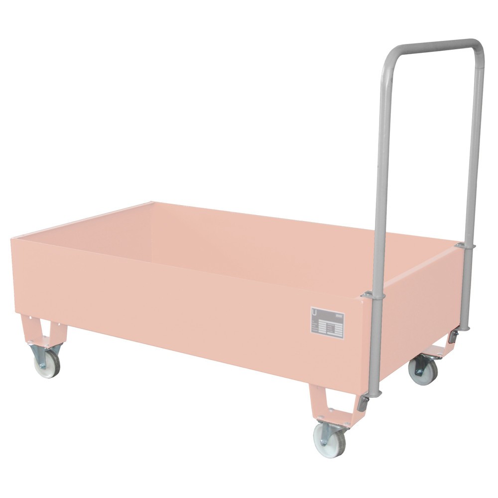 Illustration du produit: Bauer® Kit de transport pour bac de rétention type MAW, 2 roues directrices et 2 roues fixes