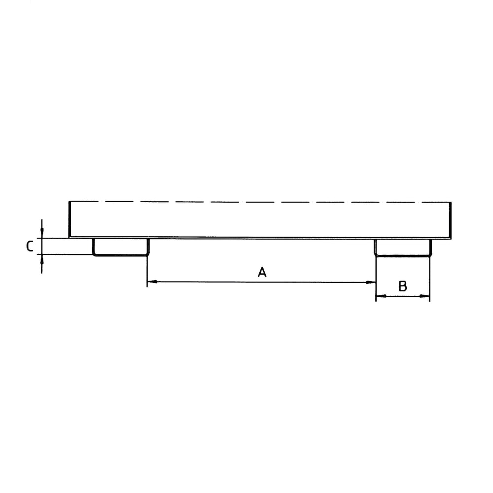 N° de l'image du produit 2 : Bauer® Benne basculante Trio, 3 cuves, capacité de charge 1 500 kg, volume 3 x 0,6 m³
