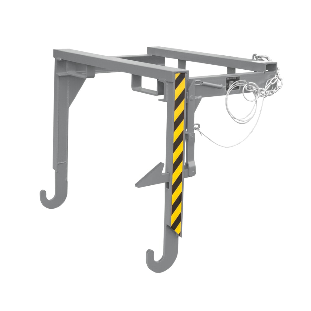 Illustration du produit: Bauer® Traverse pour benne basculante empilable, volume 0,9 m³, RAL 7005 gris souris