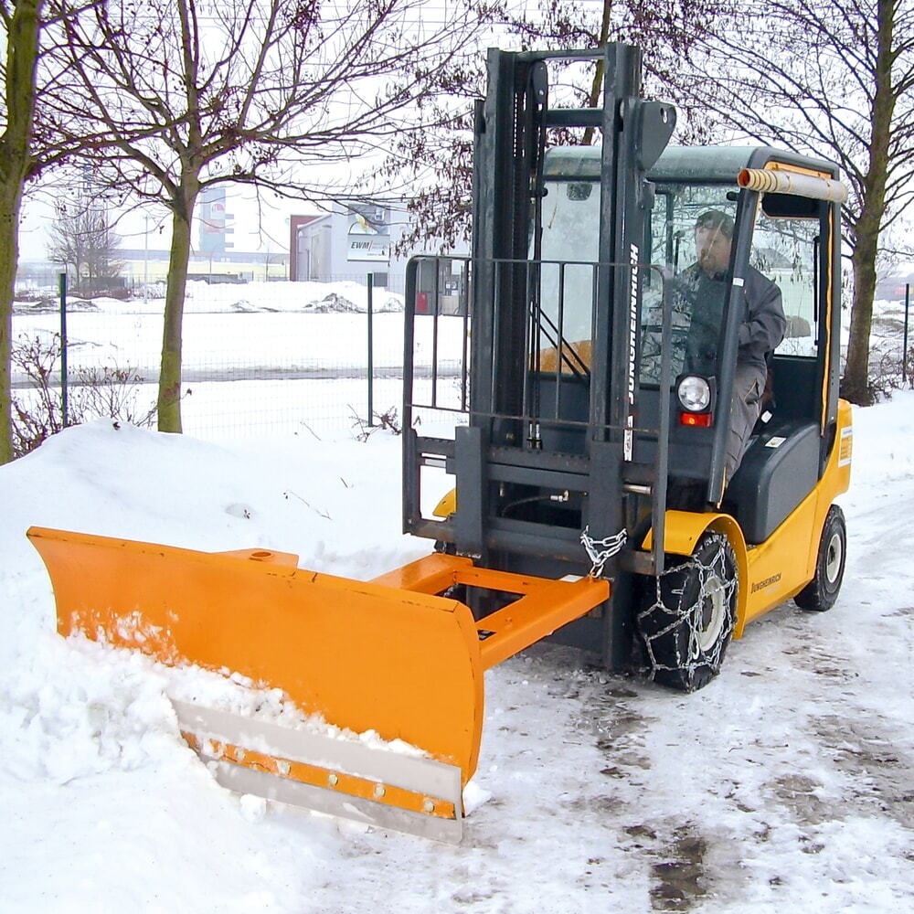 Illustration du produit: Bauer® Lame de chasse-neige avec racle en acier, largeur 1 500 mm