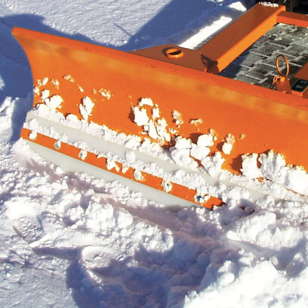 N° de l'image du produit 2 : Bauer® Pelle chasse-neige pour chariot élévateur avec racleur à ressort, largeur du tablier 1 500 mm