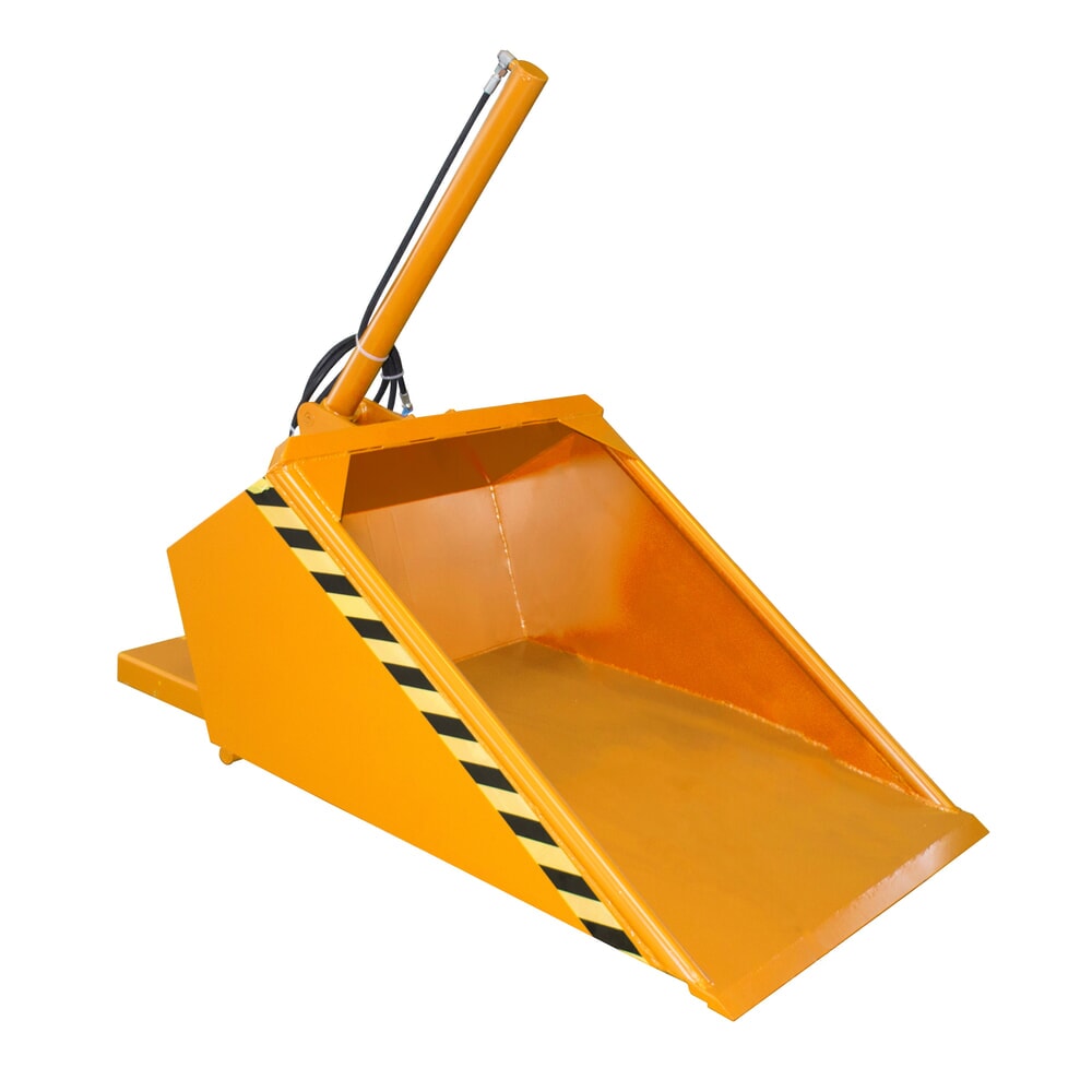 Illustration du produit: Bauer® Pelle pour chariot élévateur, hydraulique, peinte, volume 0,5 m³, orangé jaune