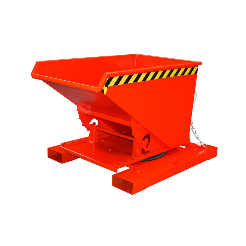 N° de l'image du produit 1 : Benne à copeaux Bauer® S3S 300, peinte, rouge feu