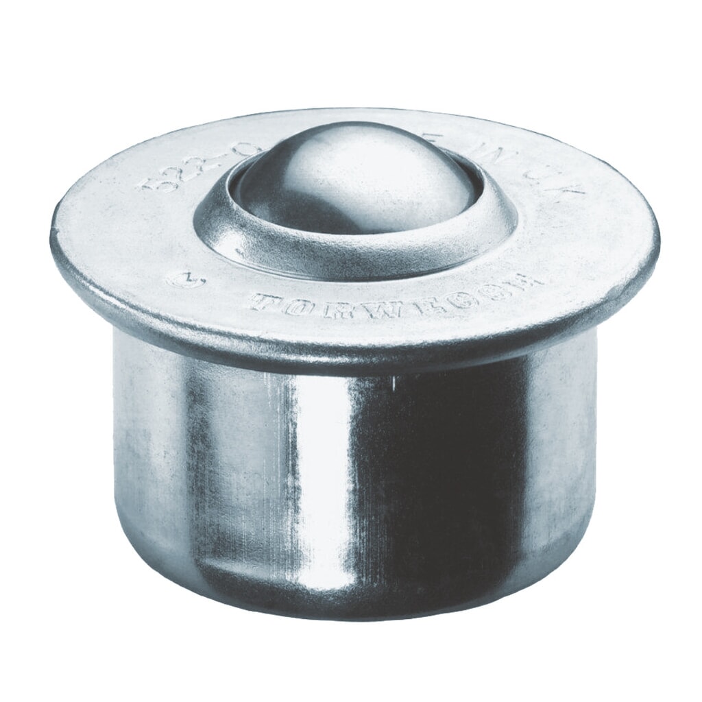Galet sphérique, acier, Ø 15 mm, capacité de charge 50 kg Illustration du produit: Galet sphérique, acier, Ø 15 mm, capacité de charge 50 kg