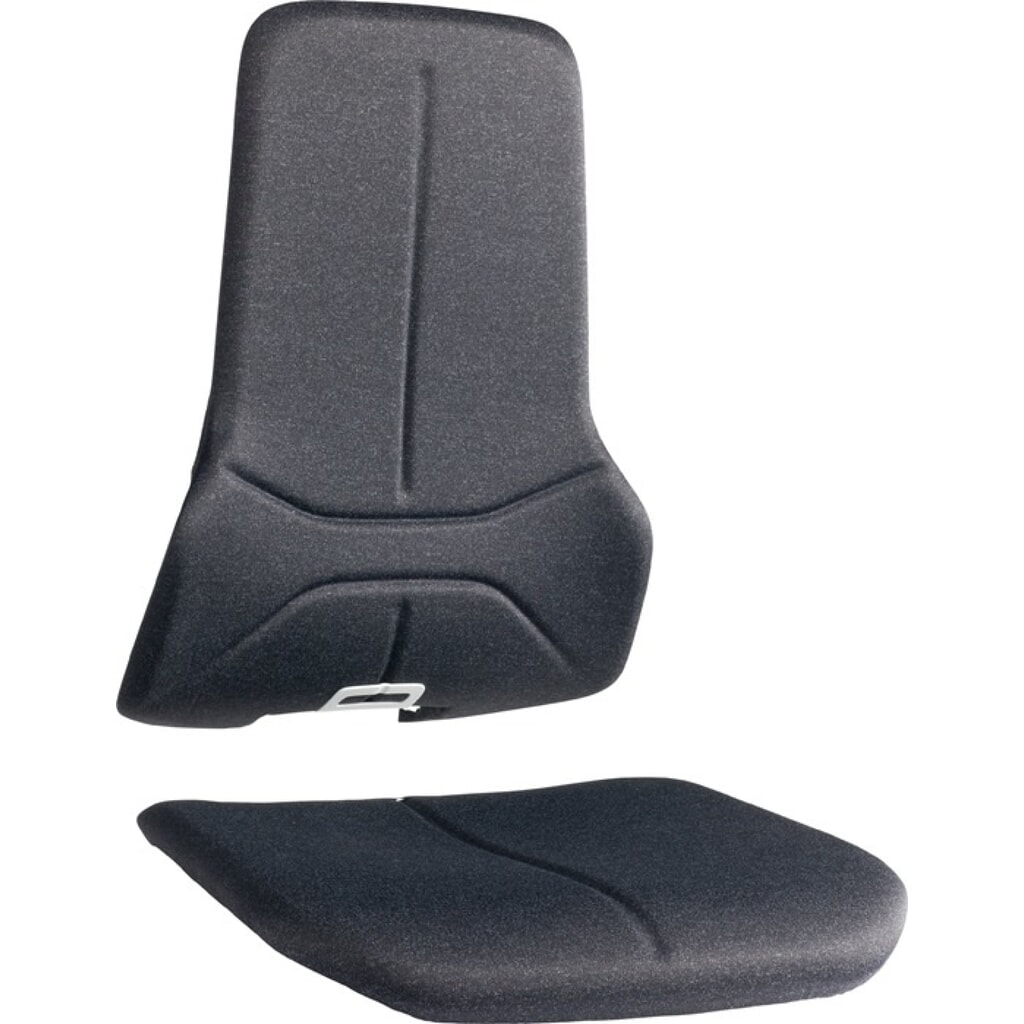 Rembourrage interchangeable bimos, adapté à l'assise et au dossier, tissu noir Illustration du produit: Rembourrage interchangeable bimos, adapté à l'assise et au dossier, tissu noir