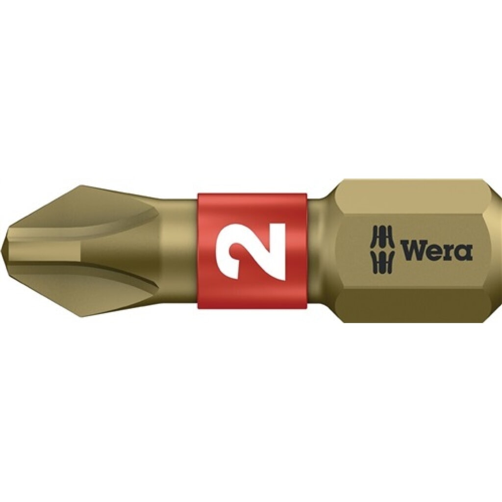 Embout 851/1 BTH 1/4 po. PH 2 longueur 25 mm BiTorsion, extra-dur WERA Illustration du produit: Embout 851/1 BTH 1/4 po. PH 2 longueur 25 mm BiTorsion, extra-dur WERA