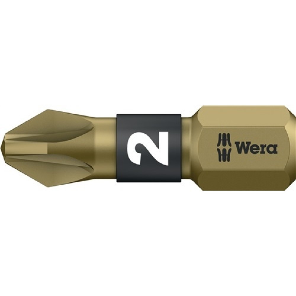 Illustration du produit: Embout 855/1 BTH 1/4 po. PZD 2 longueur 25 mm BiTorsion, extra-dur WERA