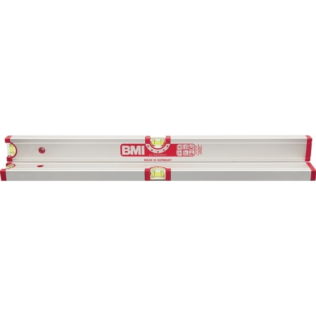 Illustration du produit: BMI Pfostenwasserwaage 692, Aluminium silber, 60 cm, ± 0,5 mm/m