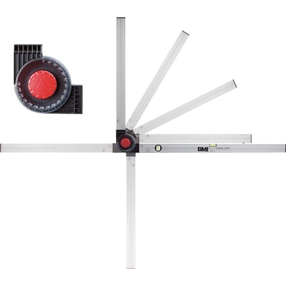 Illustration du produit: BMI Winkelmessgerät WINKELSTAR, Schenkellänge 80x60 cm, Messbereich 0-270 °