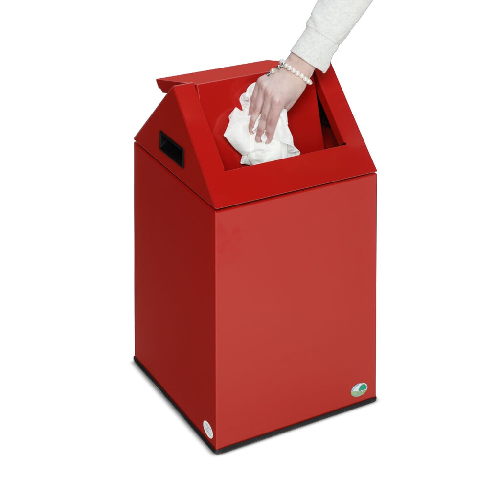 Boîte pour laine de nettoyage VAR®, avec clapet pendulaire N° de l'image du produit 2 : Boîte pour laine de nettoyage VAR®, avec clapet pendulaire