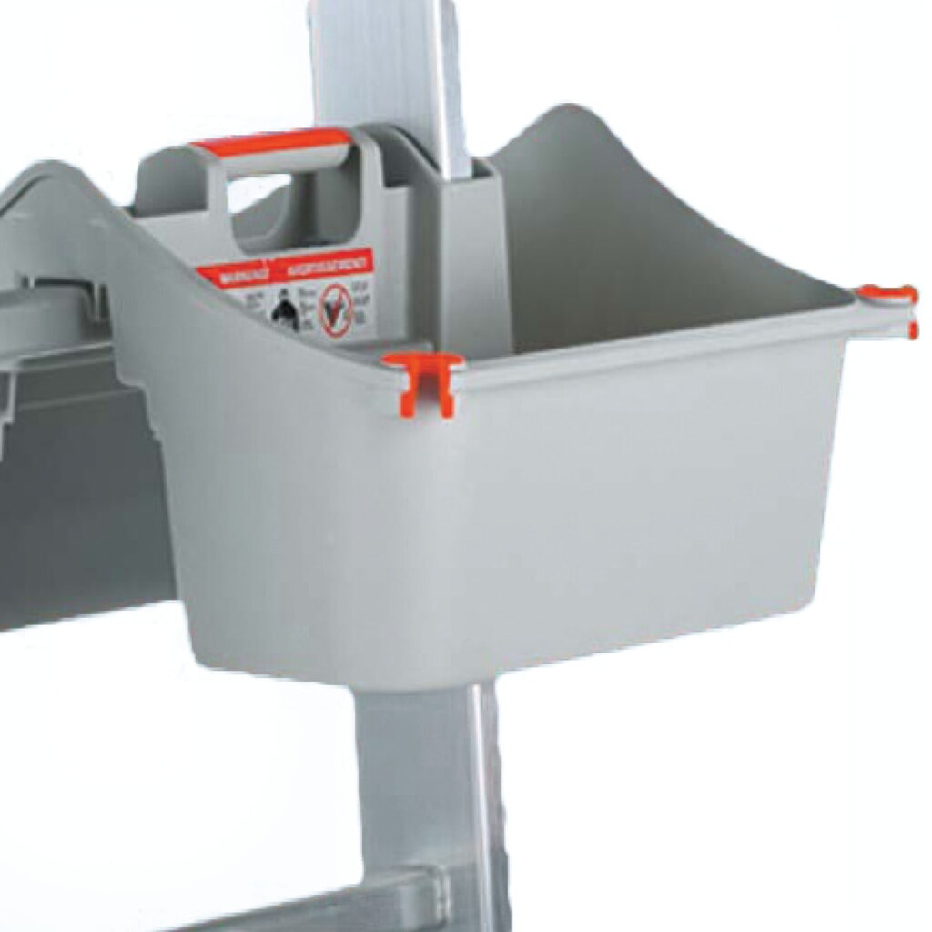 Illustration du produit: Boîte à outils à accrocher pour escabeau double à marches ZARGES compact