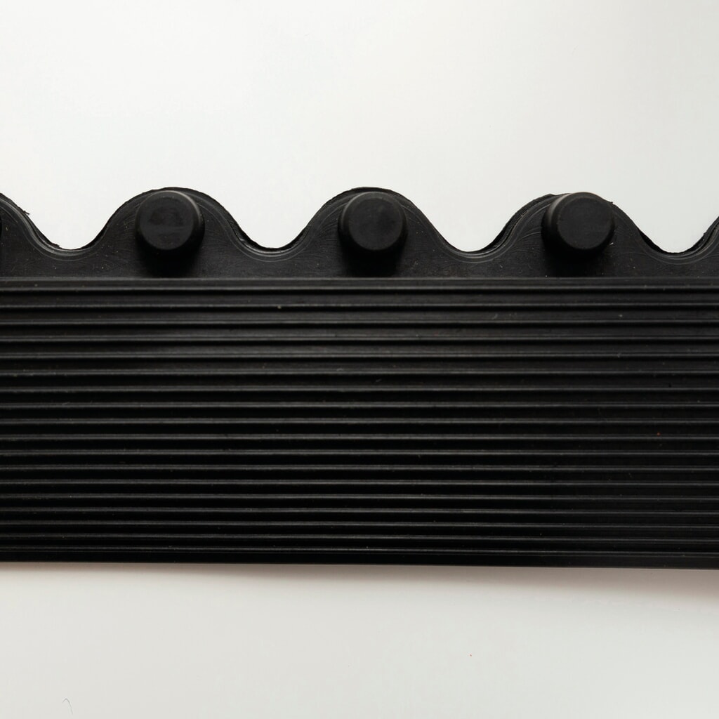 Bordure pour tapis de sol NoTrax Slabmat Carré™, femelle, noire N° de l'image du produit 2 : Bordure pour tapis de sol NoTrax Slabmat Carré™, femelle, noire