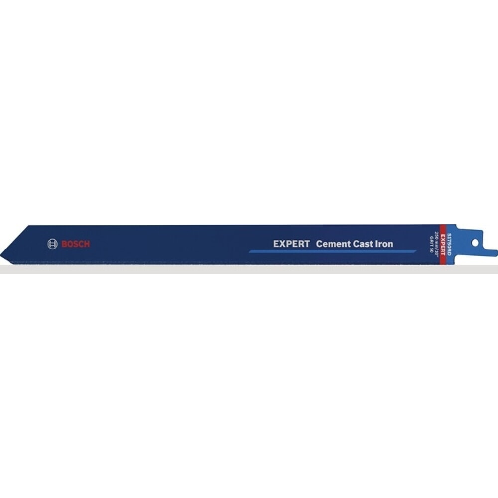 N° de l'image du produit 1 : BOSCH Säbelsägeblatt Expert Cement Cast Iron T 308 BP, Länge 250 mm Breite 19 mm, 1 Stück / Karte, S-Schaft