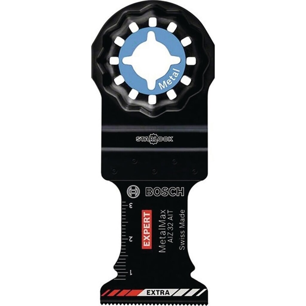 BOSCH Tauchsägeblatt AIZ 32 AIT, Starlock, Breite 32 mm Eintauchtiefe 40 mm 10 St. Illustration du produit: BOSCH Tauchsägeblatt AIZ 32 AIT, Starlock, Breite 32 mm Eintauchtiefe 40 mm 10 St.