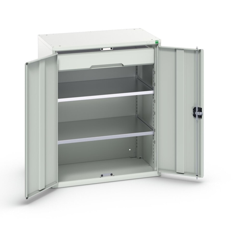 N° de l'image du produit 1 : bott verso Armoire d’appoint avec tiroirs, avec 2 tablettes et 1 tiroir, lxPxH : 800 x 550 x 1 000 mm