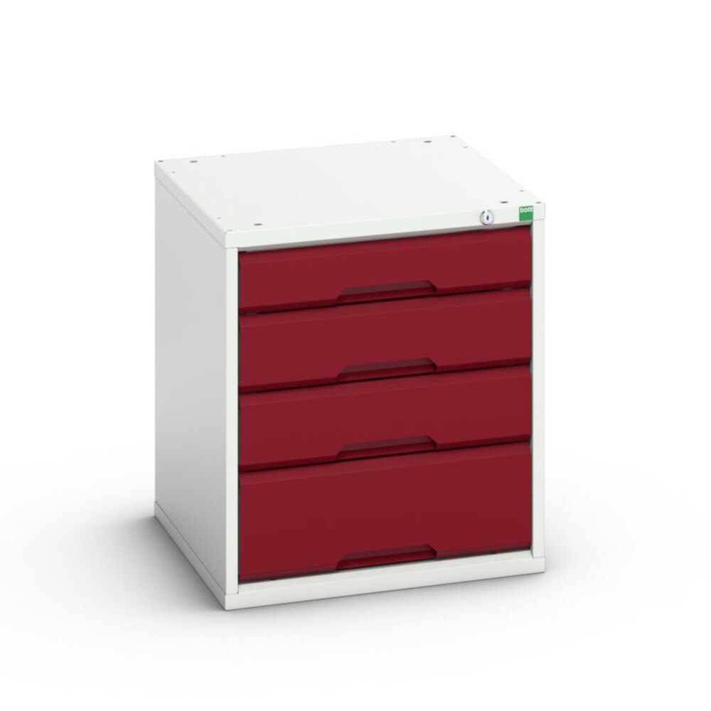 N° de l'image du produit 1 : bott Armoire à tiroirs verso, avec 4 tiroirs, lxPxH : 525 x 550 x 600 mm