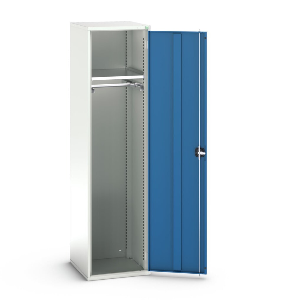 bott verso Armoire-penderie, avec 1 tablette et 1 tringle à vêtements, l x P x H : 525 mm x 550 mm x 2000 mm Illustration du produit: bott verso Armoire-penderie, avec 1 tablette et 1 tringle à vêtements, l x P x H : 525 mm x 550 mm x 2000 mm