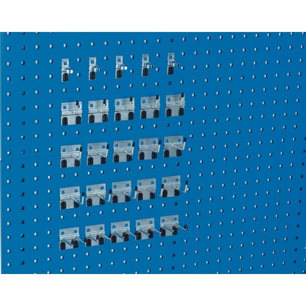 bott Werkzeughalter, 15 Haken/5 Doppelhaken/5 Werkzeugklemmen, BxHmm, 5 Werkzeugklemmen, 25-tlg. Illustration du produit: bott Werkzeughalter, 15 Haken/5 Doppelhaken/5 Werkzeugklemmen, BxHmm, 5 Werkzeugklemmen, 25-tlg.