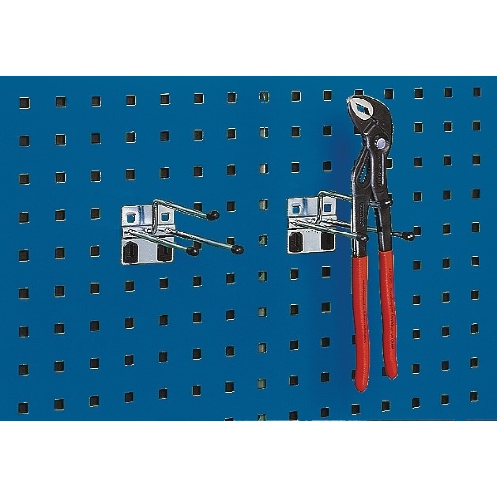 bott Zangenhalter, B45xT175mm Ø 6 mm, passend für Lochplatten Illustration du produit: bott Zangenhalter, B45xT175mm Ø 6 mm, passend für Lochplatten
