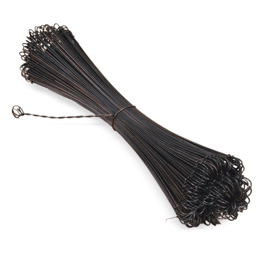 N° de l'image du produit 1 : Boucles en fil métallique pour sacs-poubelle, 5 000 pièces/UV, longueurs 240 mm, épaisseur 1,2 mm