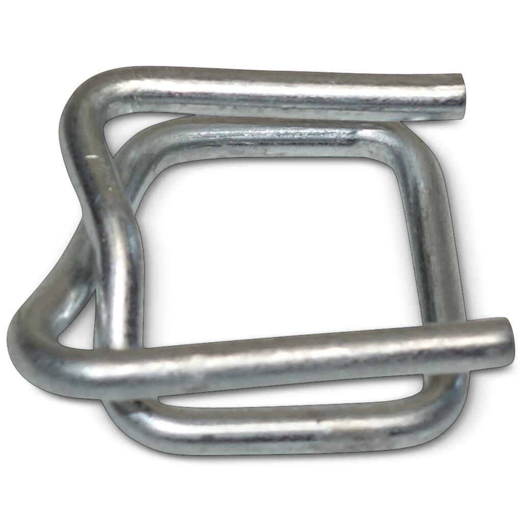 Boucles en métal pour feuillard en PET, largeur de feuillard 13 mm, 1.000 pces/unité de vente Illustration du produit: Boucles en métal pour feuillard en PET, largeur de feuillard 13 mm, 1.000 pces/unité de vente