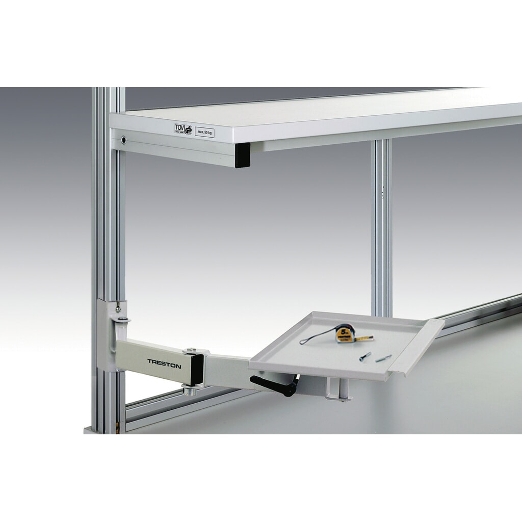 N° de l'image du produit 6 : Bras pivotant CKV pour table de travail TRESTON TPH, ESD, lxP 460 x 210 mm