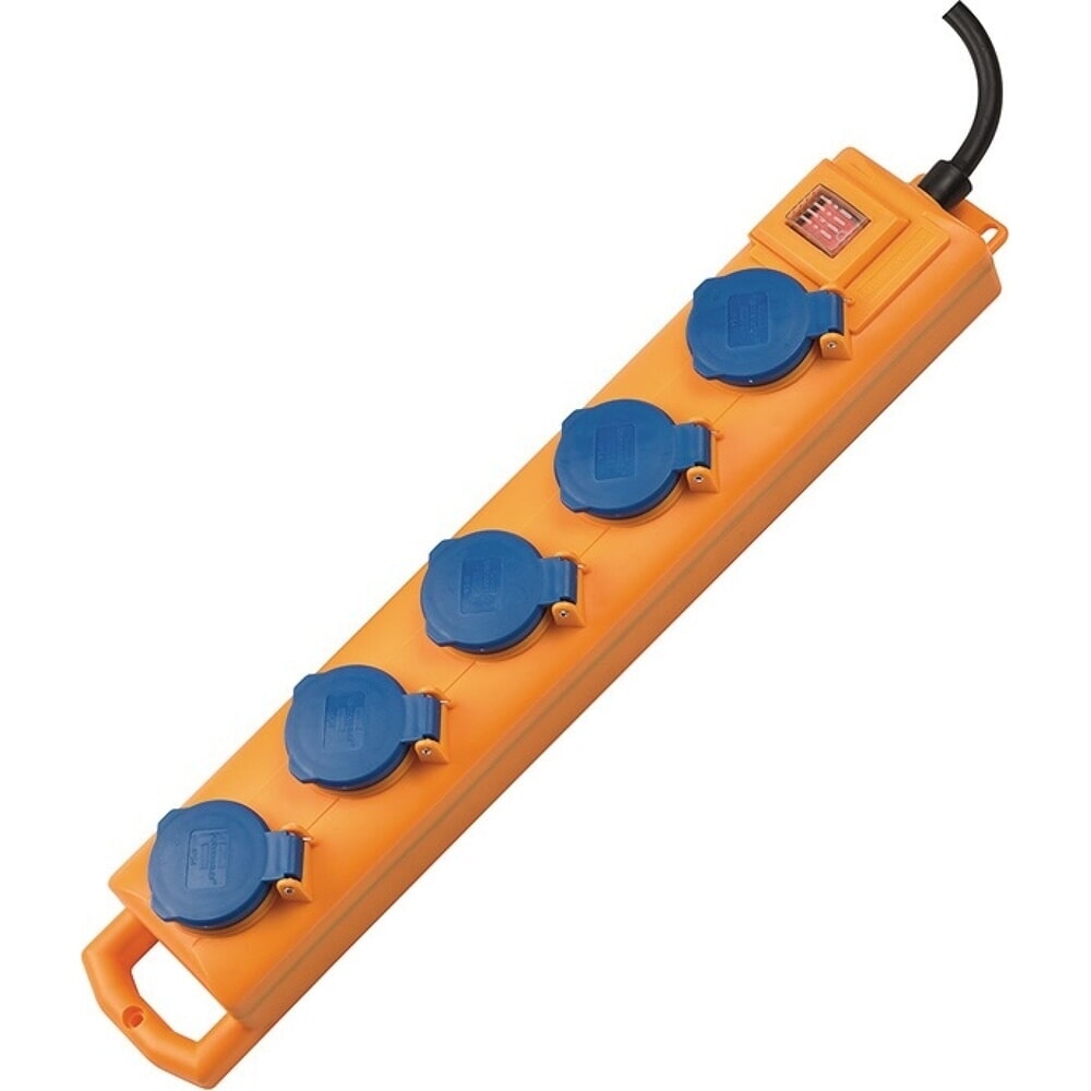 Illustration du produit: brennenstuhl Steckdosenblock Super Solid SL 554, Steckdosen 5, 16 A 230 V, 2 m H07RN-F 3 x 1,5 mm²