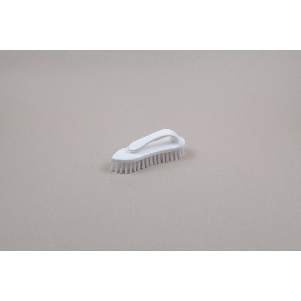 Brosse de lavage hygiénique avec arceau, plastique, poils en polyester 0,50, dure, transparent Illustration du produit: Brosse de lavage hygiénique avec arceau, plastique, poils en polyester 0,50, dure, transparent