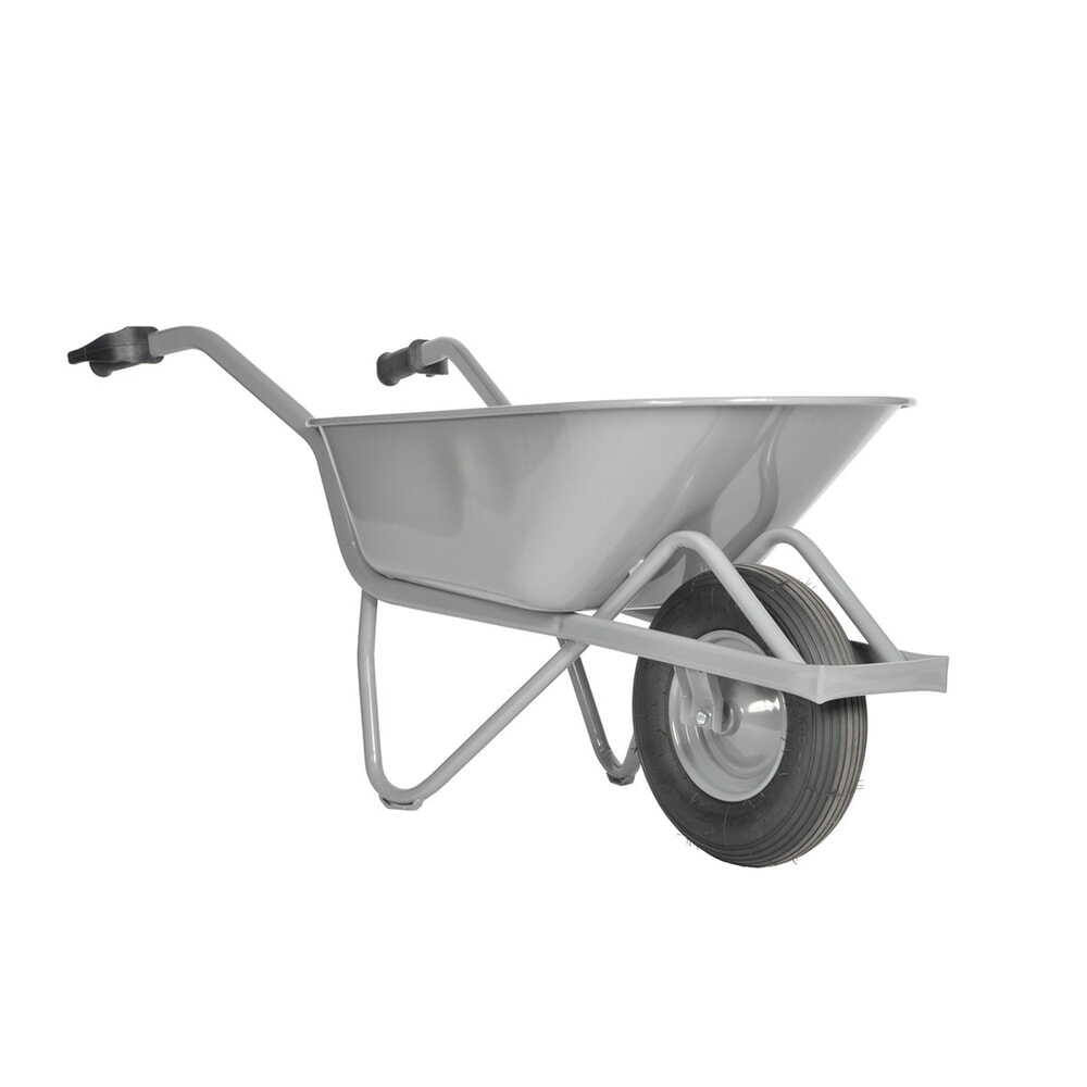 Illustration du produit: Brouette de chantier professionnelle Matador (ergonomique), pneus gonflables 4 couches