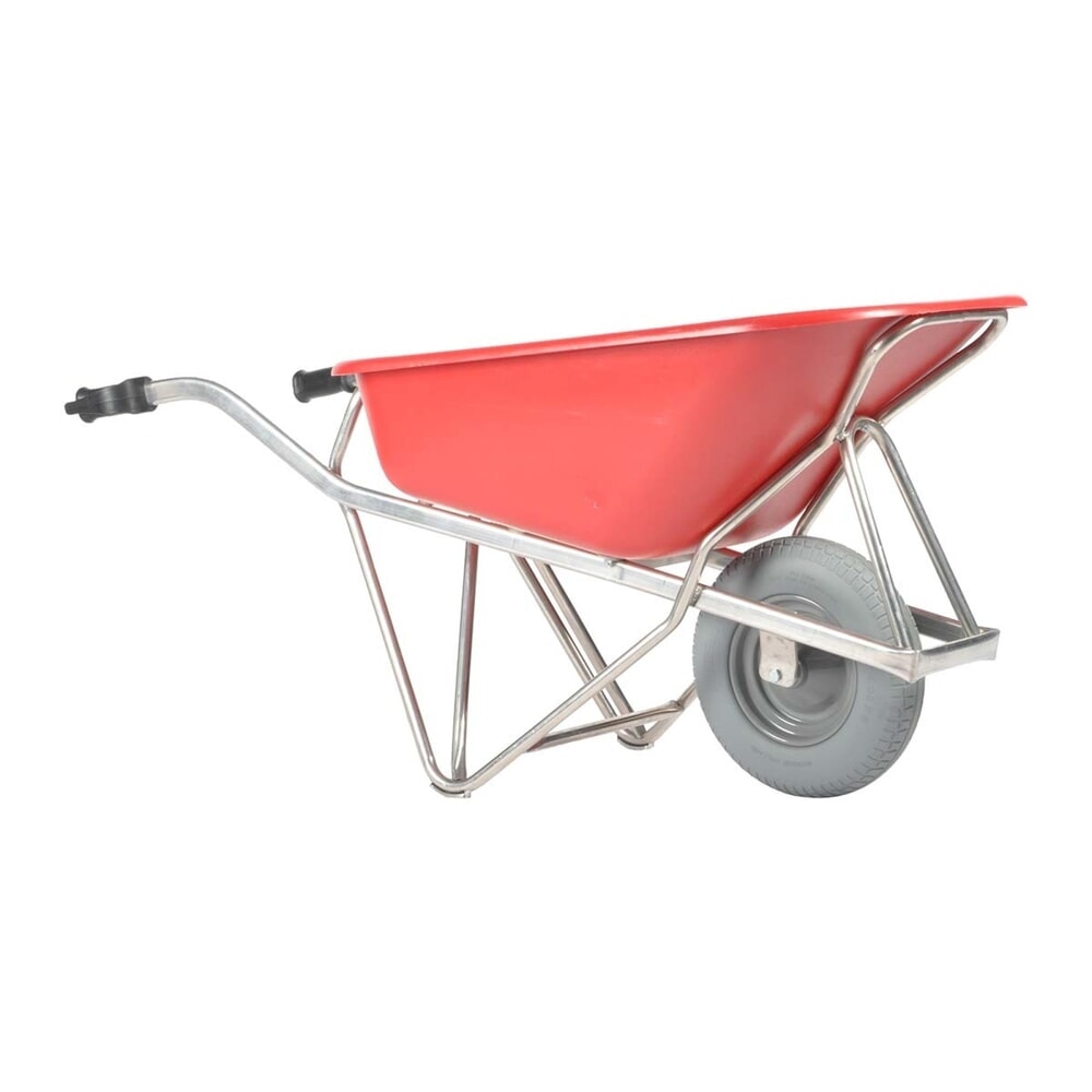 Illustration du produit: Brouette professionnelle Matador en aluminium (ergonomique), pneu anti-crevaison