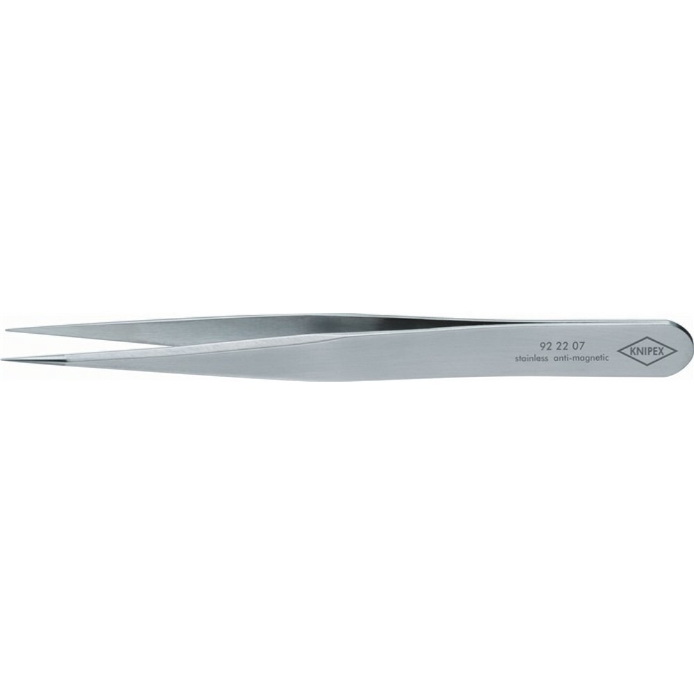 Illustration du produit: Pincette de précision longueur 130 mm droit inox., antimagnétique KNIPEX